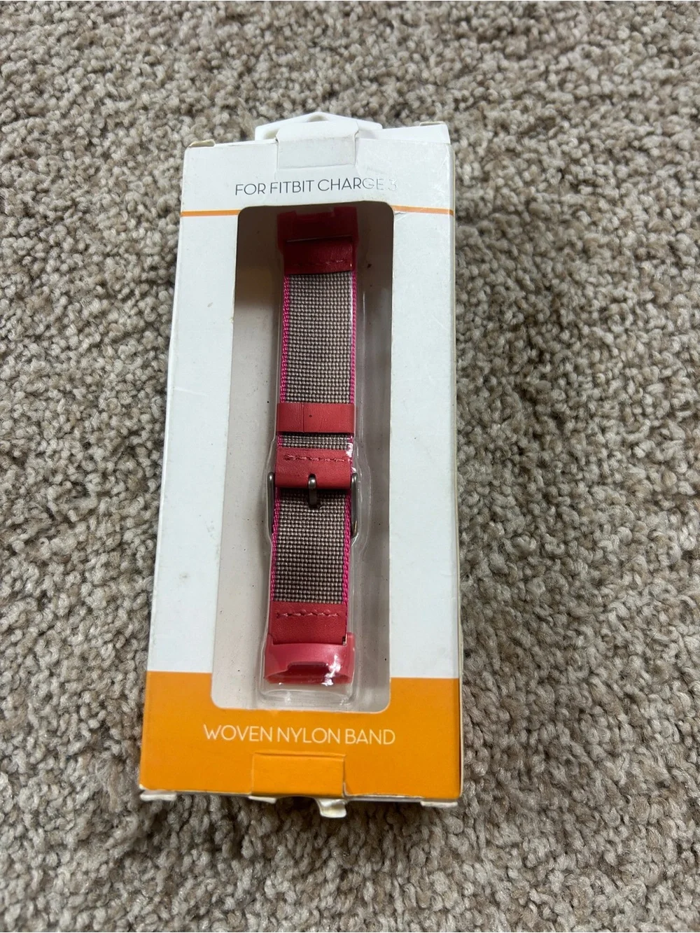 Fitbit Replacement Bands 2 Pack Pink Hot Pink Woven Nylon Watch Straps